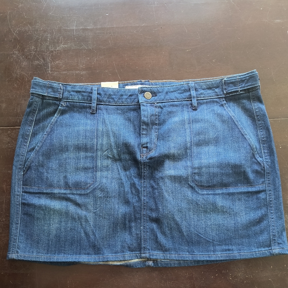 Old Navy Blue Denim Mini Skirt